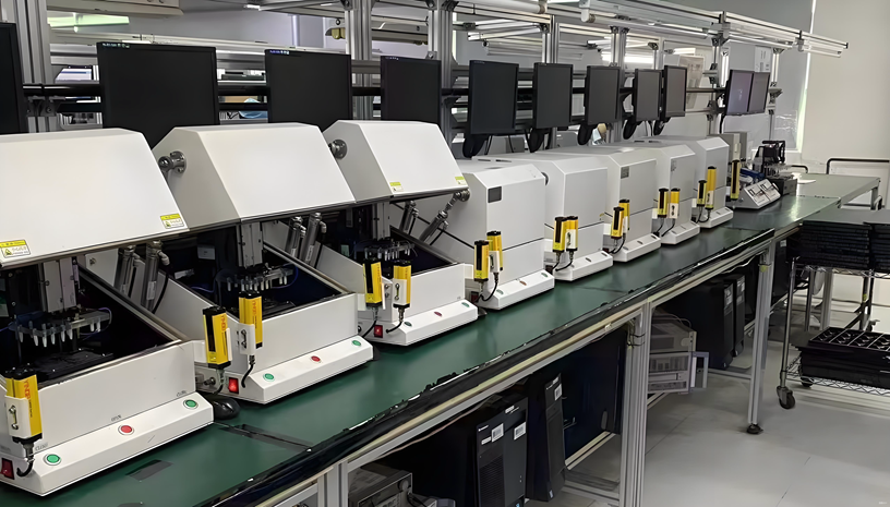 Pneumatic shielding box